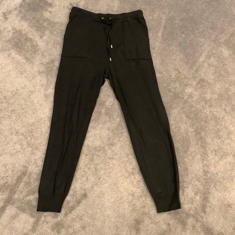 Chicos Zenergy Black Knit Pants